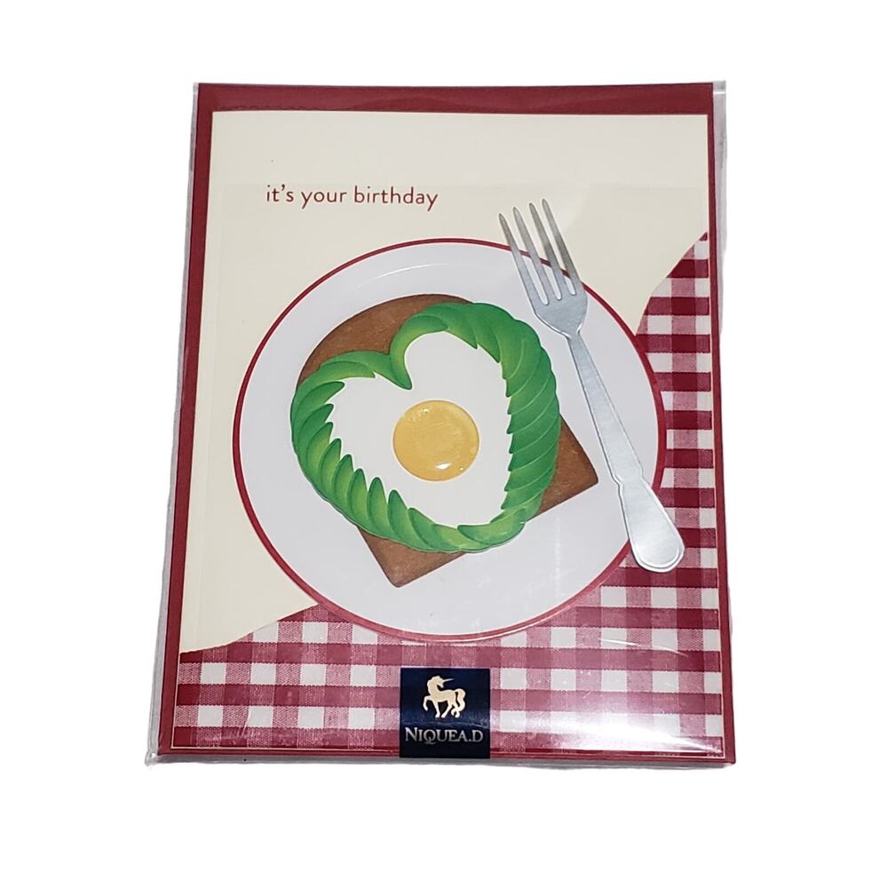 NIQUEA.D It's Your Birthday Breakfast "Treat Yourself" Luxury Card